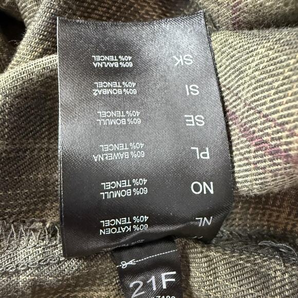 Kuhl Shirt Mens 2XL Brown Plaid Dillingr Flannel Long Sleeve Button Up 7186 - Picture 8 of 12